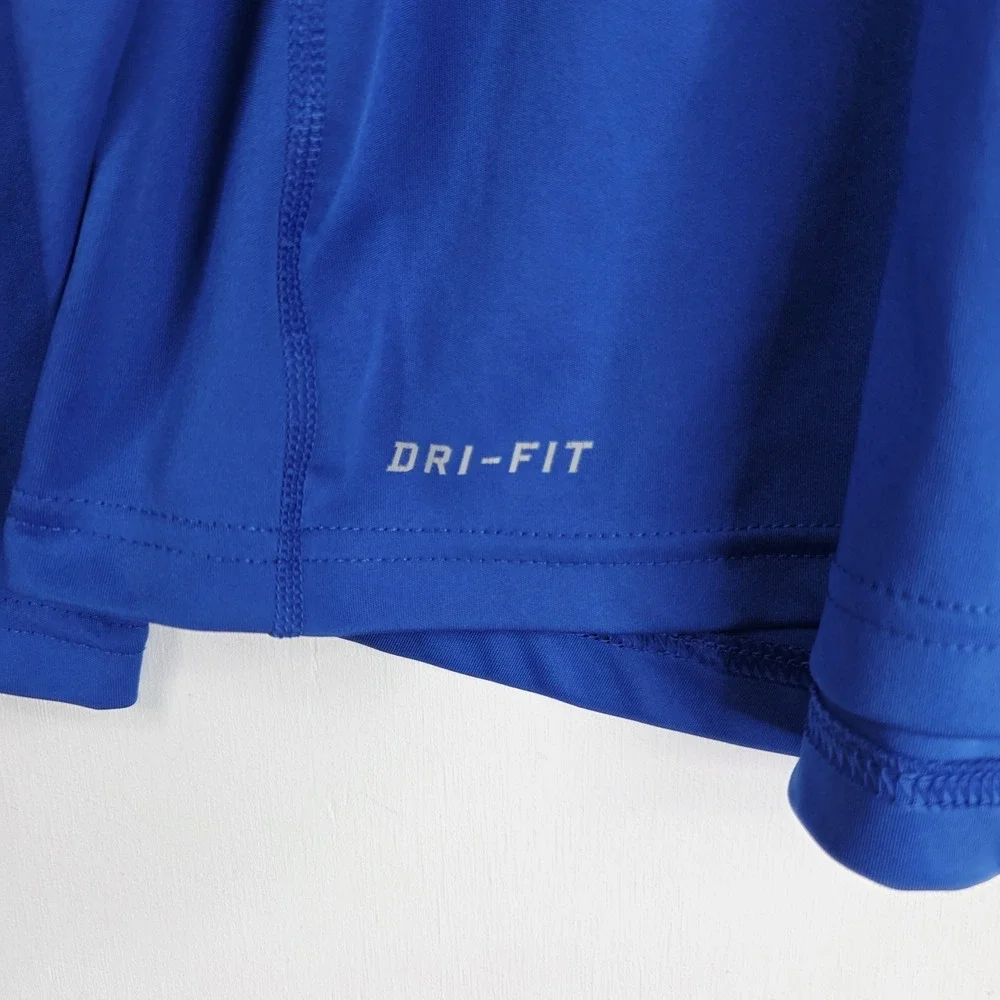 Nike Dri Fit Men's XL Blue Long‎ Sleeve Training Shirt Style 408329-493 Stretch